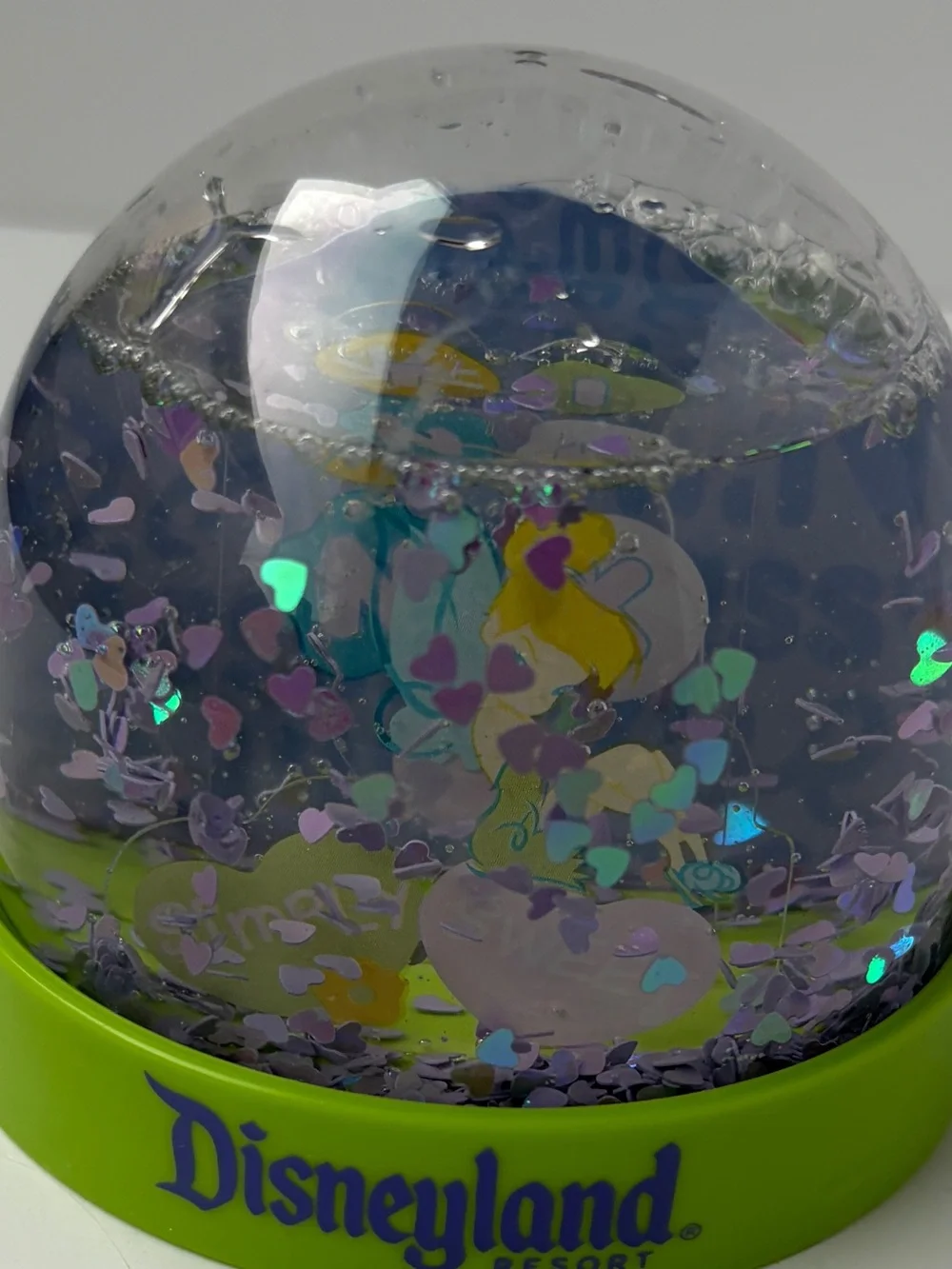 Disney Parks Snowglobe TINK‎ Tinkerbell Disneyland Resort Plastic Collectible